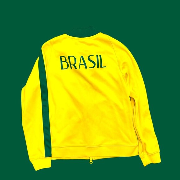 Nike Brazil Yellow & Green Jacket & T-Shirt Combo - Picture 4 of 8